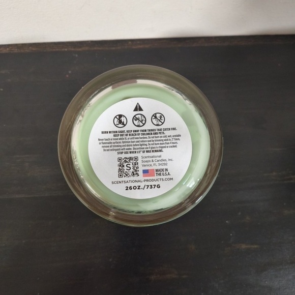 Scentsational PINE & CEDAR soy wax blend Candle 26 Ounce HOLIDAY - Picture 7 of 7